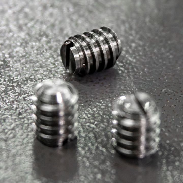 Worm Drive Screws, Machined and Zinc Plated to Specification