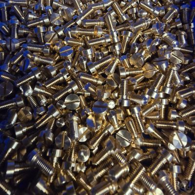 Slotted cheese head screw